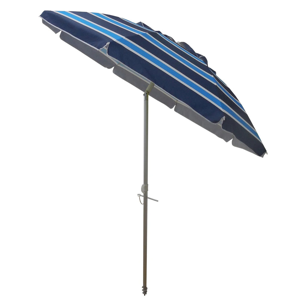 Striped Beach Umbrella with Carry Bag J699