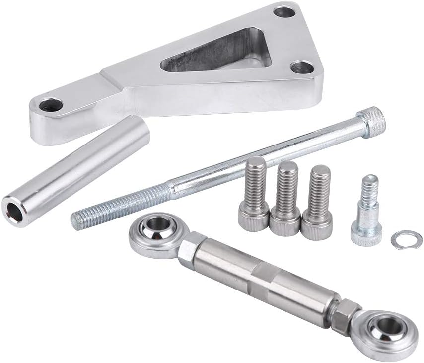 Polished Aluminum Alloy Alternator Bracket Kit Pack of 2 D47315