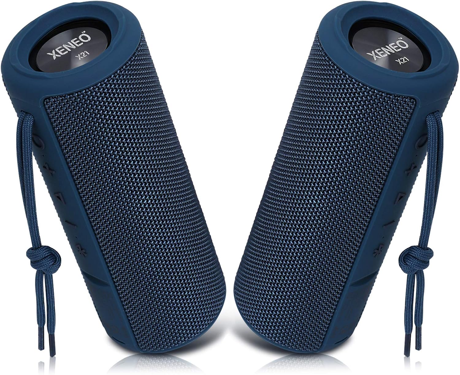 Portable Outdoor Wireless Bluetooth Speaker with FM Radio, Micro SD Card Slot, AUX, Hard Travel Case Included W1676
