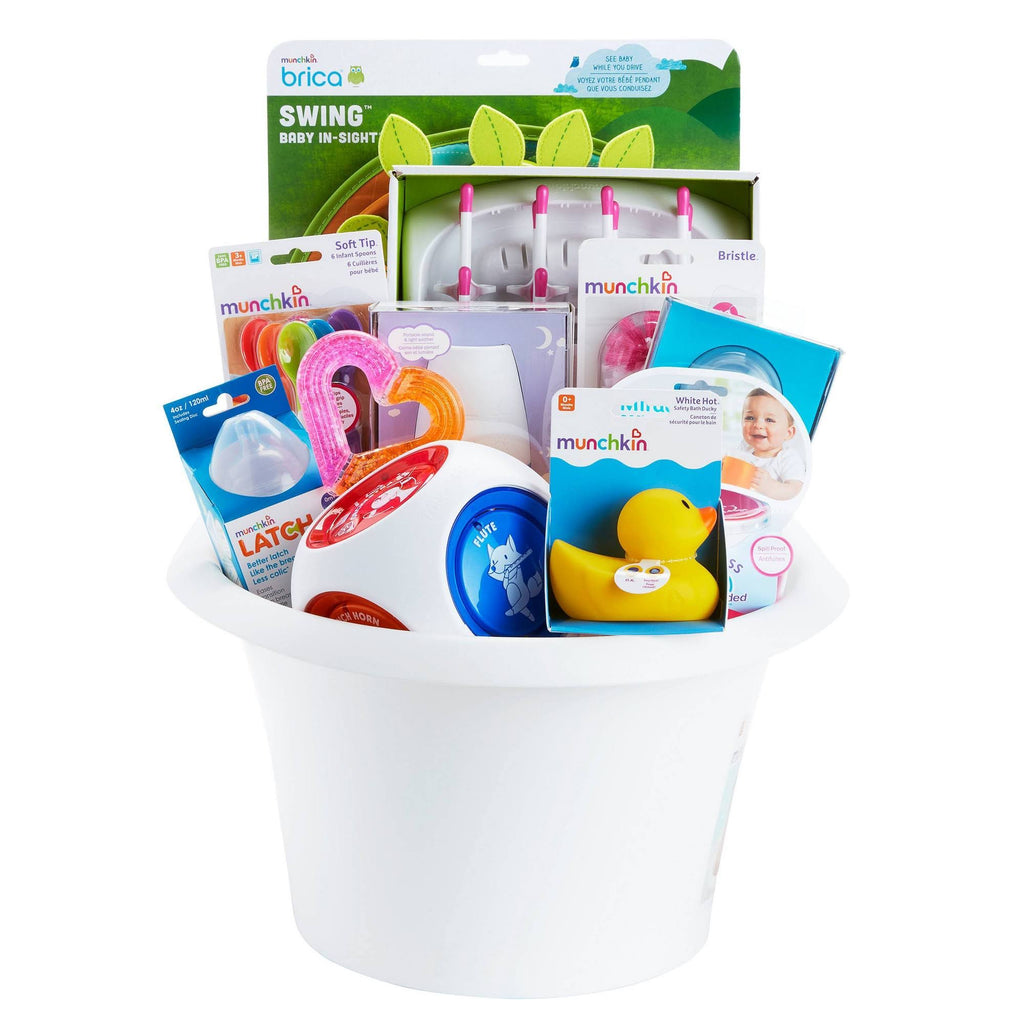 Pink Baby Gift Basket P42980