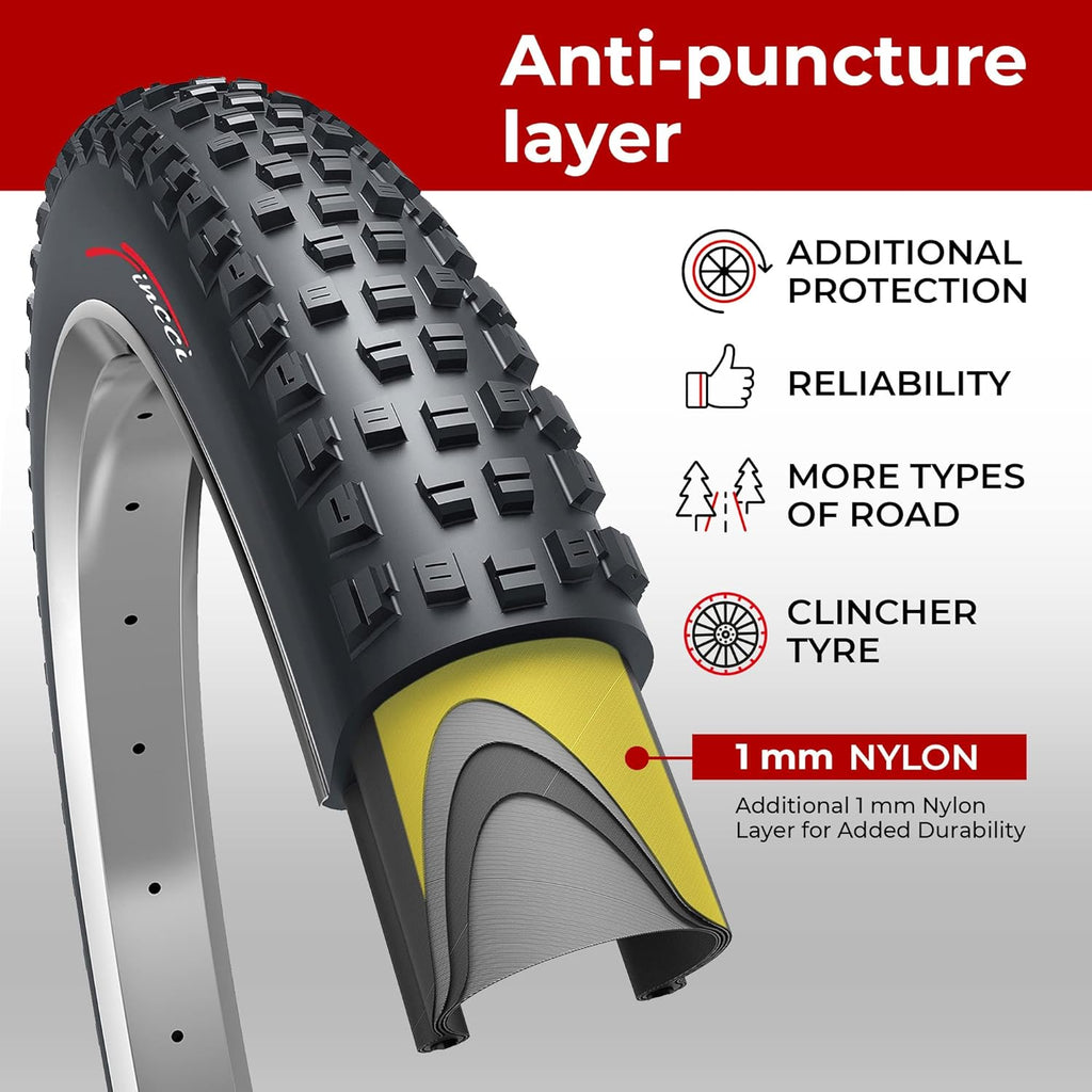 Pair 27.5 x 2.35 Inch 60 TPI Foldable All Mountain Enduro Tires B5908