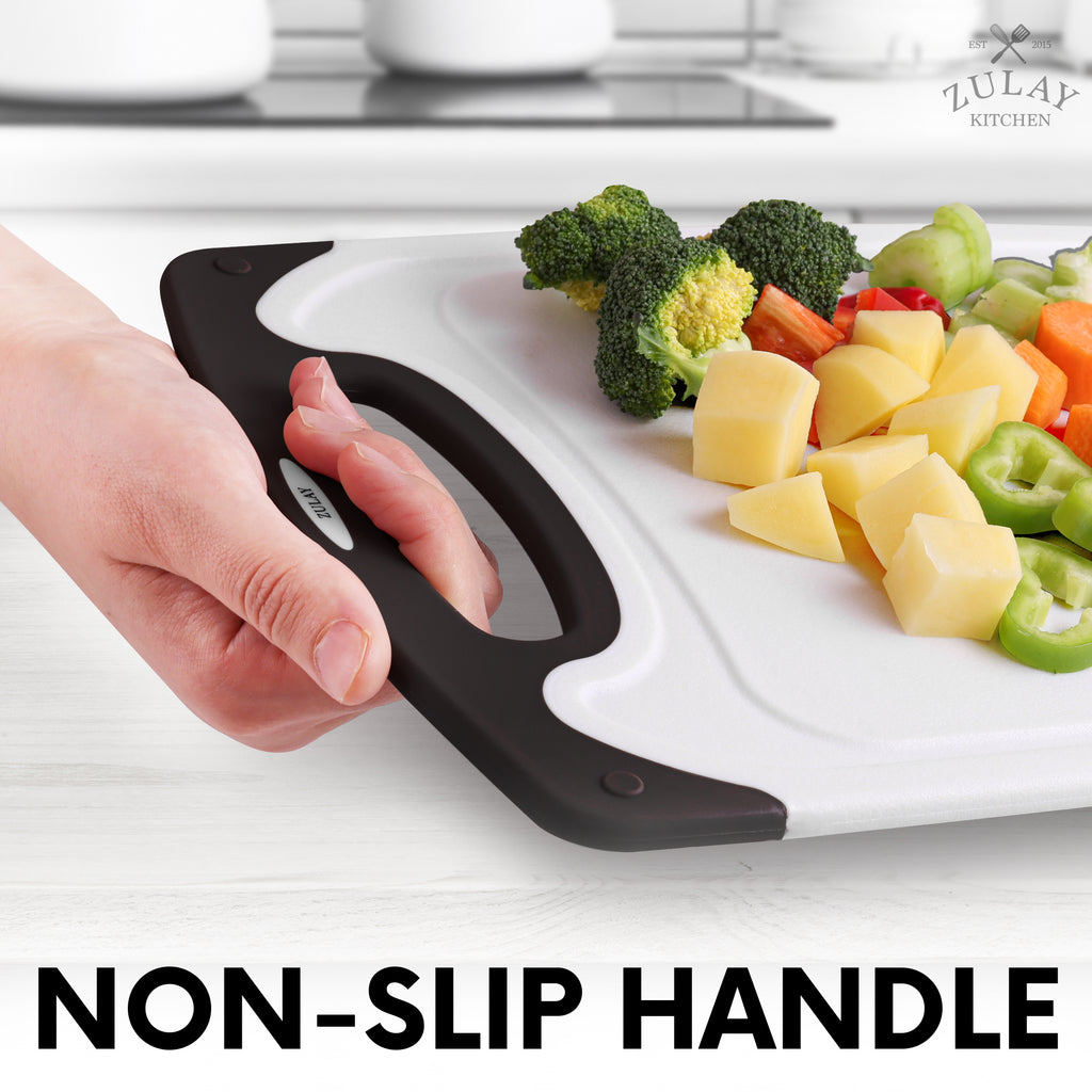 3-Piece Plastic Cutting Boards with Juice Grooves I6775
