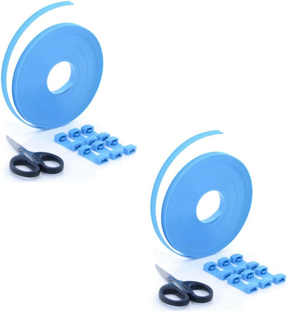 Nylon Cable Ties, 8 Meters Cable Roll With Connectors, 1 Pcs/Pack X63175