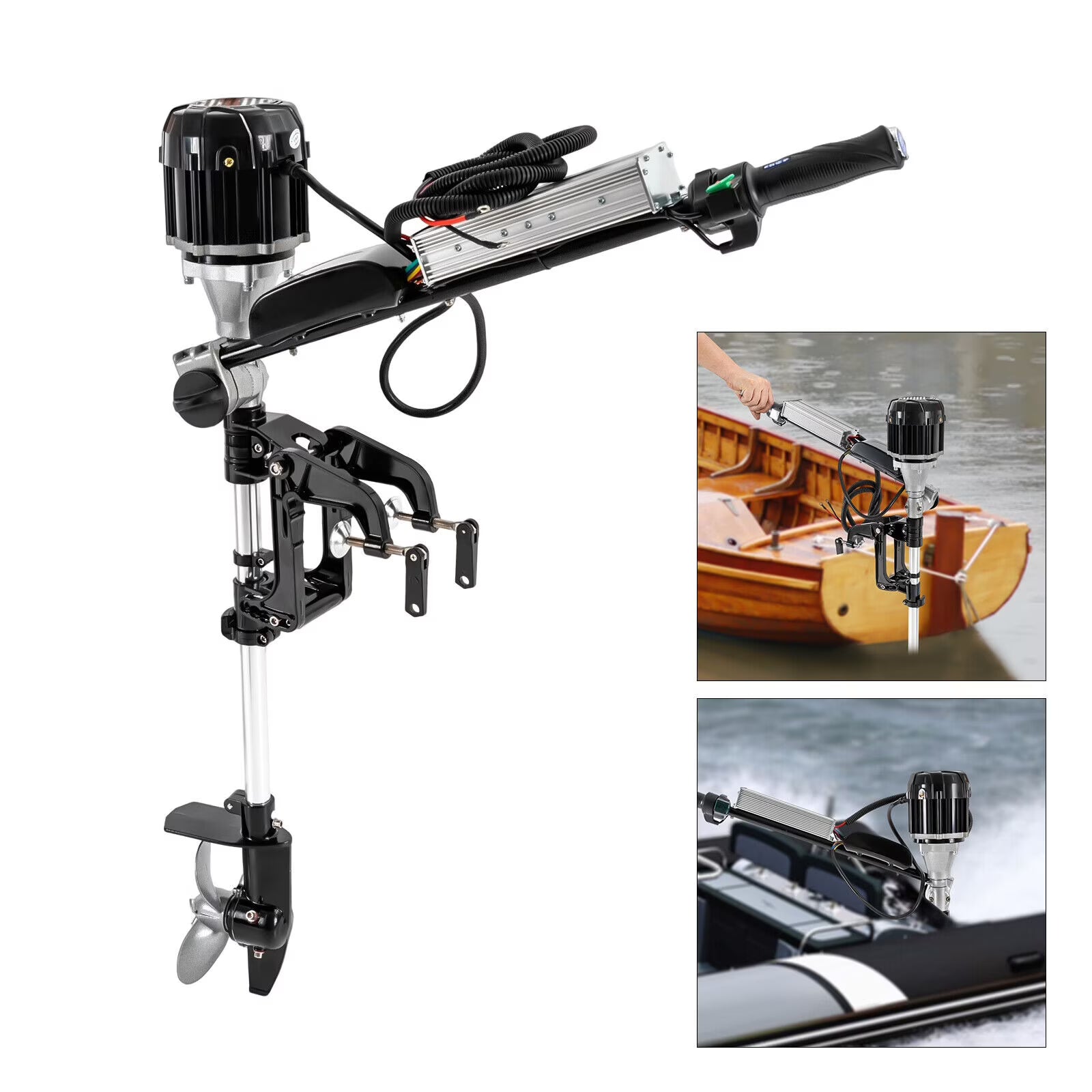 1000W 48V Electric Outboard Motor Brushless Trolling Motor with Adjustable Bracket L531193