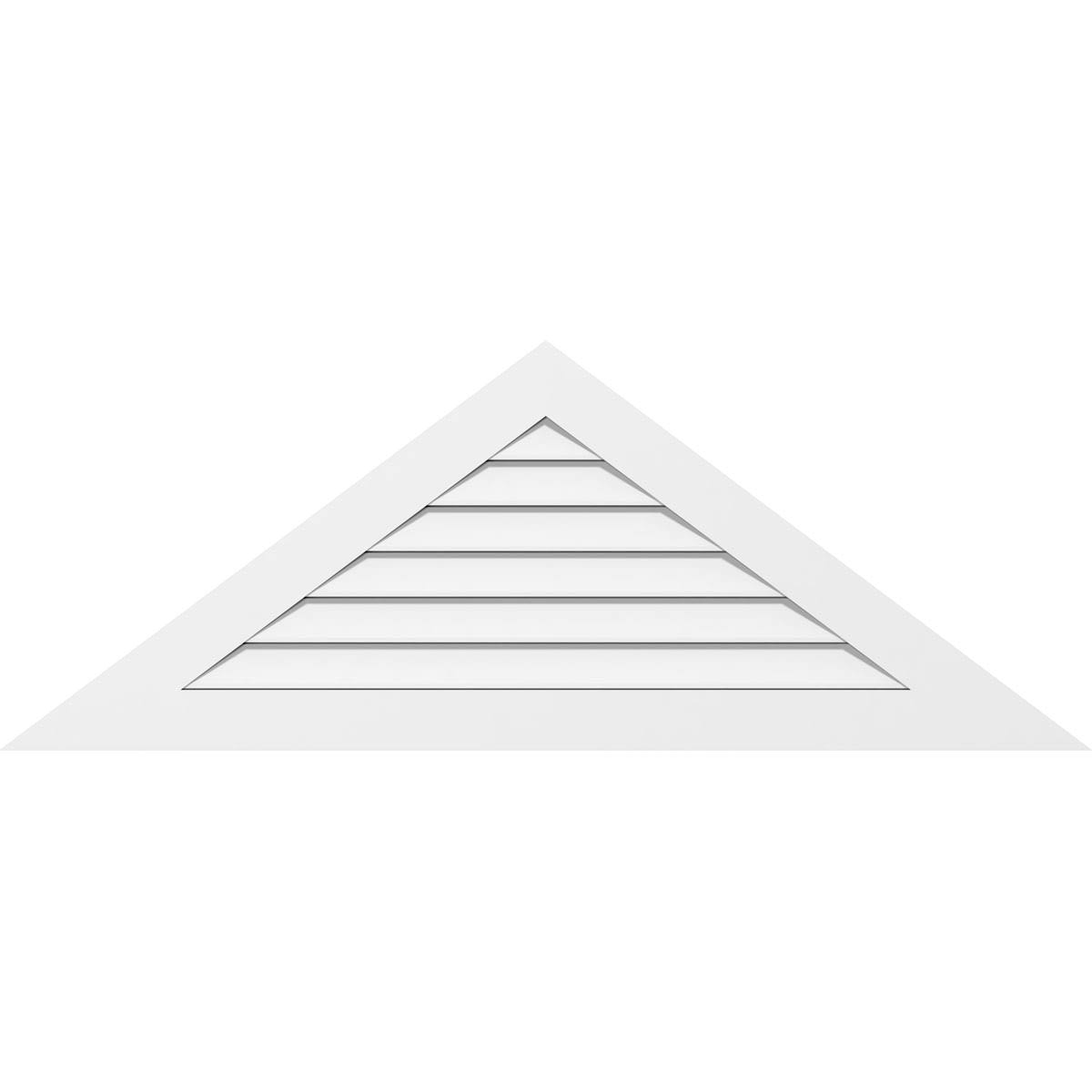 Triangle Surface Mount PVC Gable Vent F684890