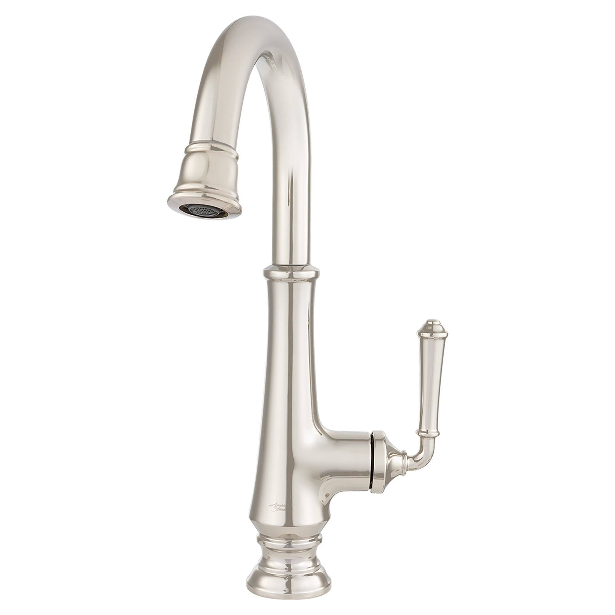 Polished Nickel Single-Handle Bar Faucet T1112