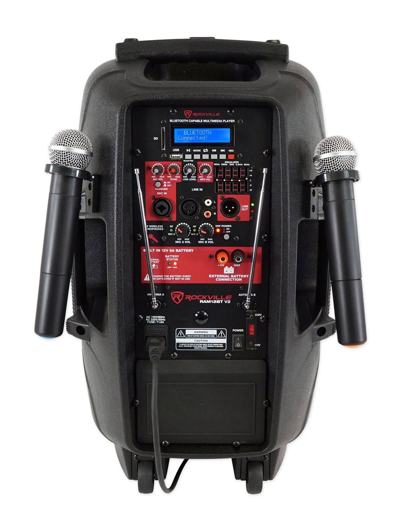 Portable Rechargeable 600W PA Speaker with Bluetooth J278