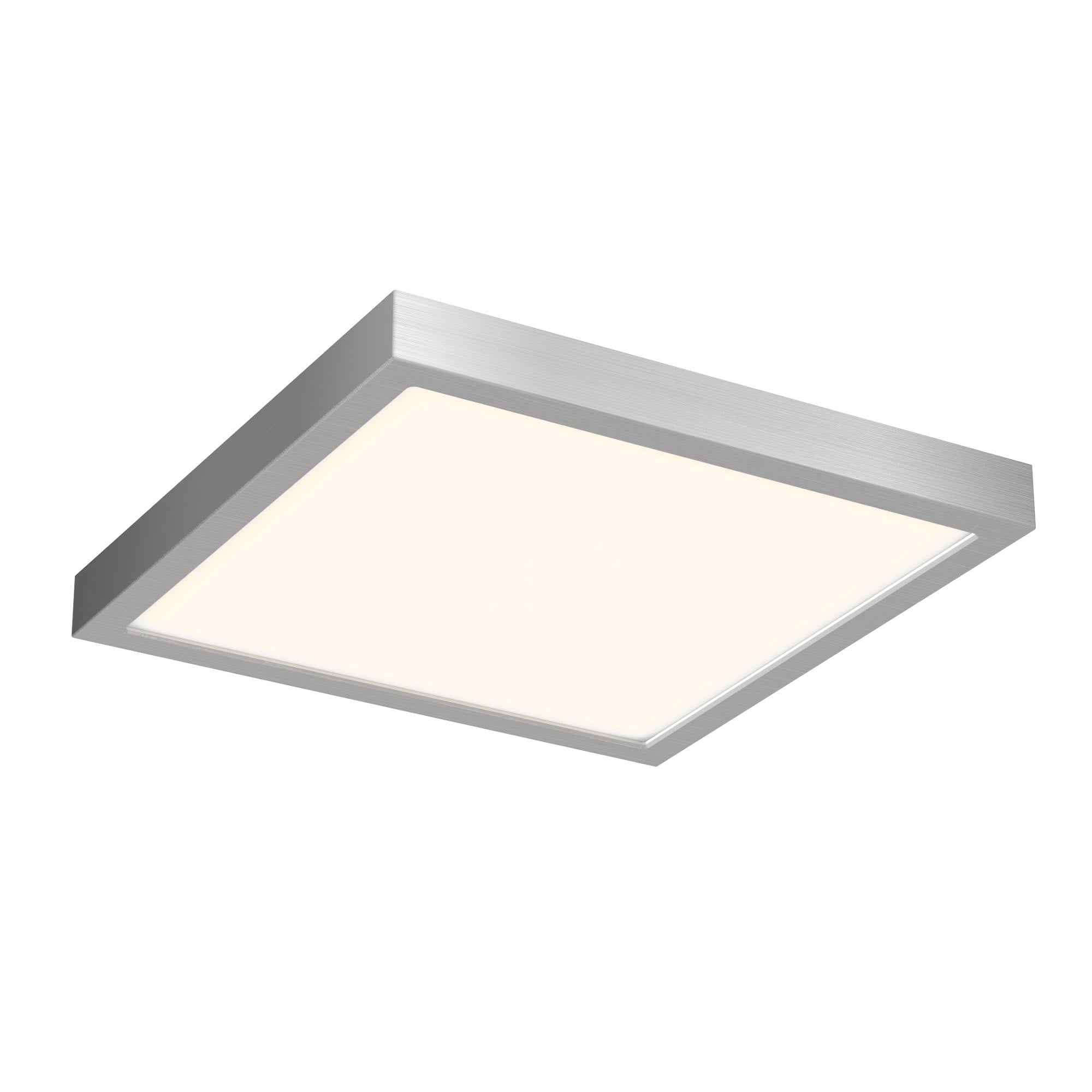 Satin Nickel LED Square Flush Mount Z584092