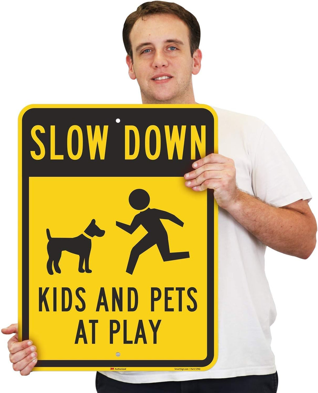 18" x 24" Reflective Aluminum Sign Pack of 2 B4785