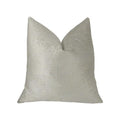 White Dove White Artificial Leather Throw Pillow I7514