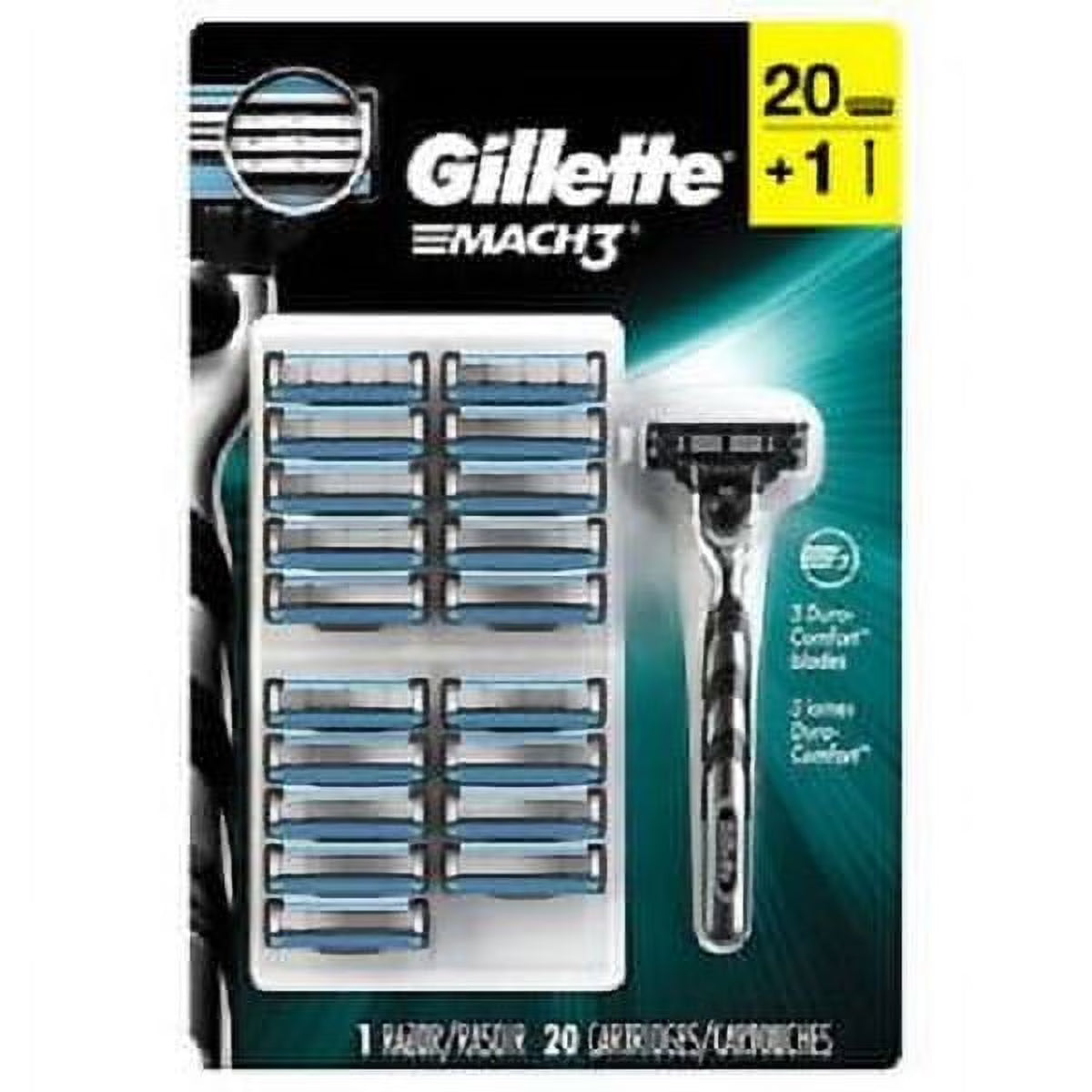 Mach3 Razor Handle with 20 Refill Blades R4342