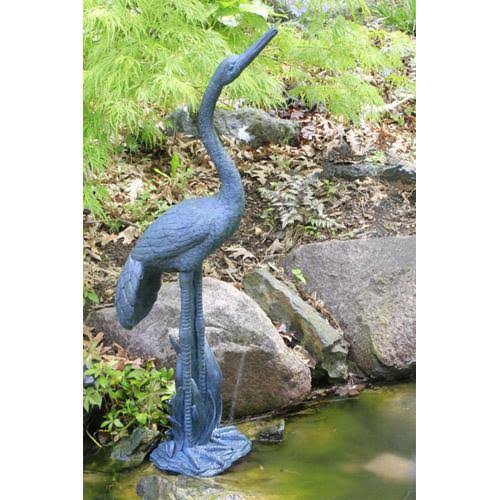 Standing Crane Fountain G7528