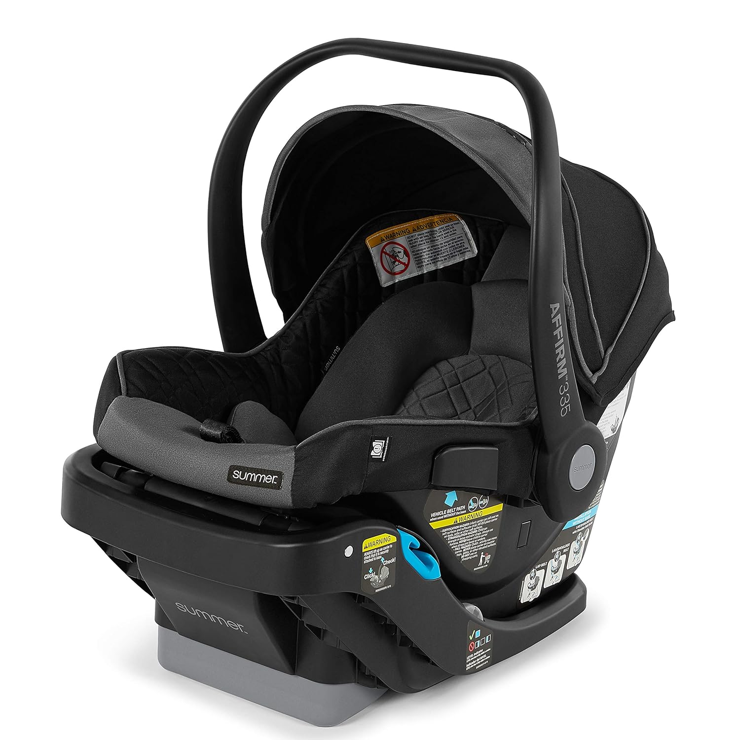 Slate Gray Modular Travel System with Rear-Facing Infant Car Seat X74098