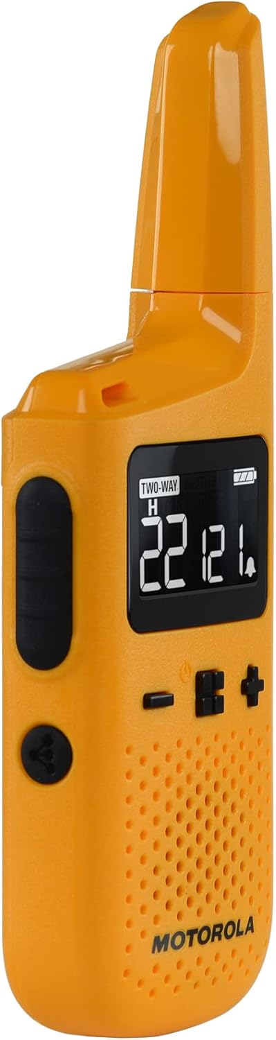 Yellow 25 Mile 2 Way Radio with Charging Dock Q702108