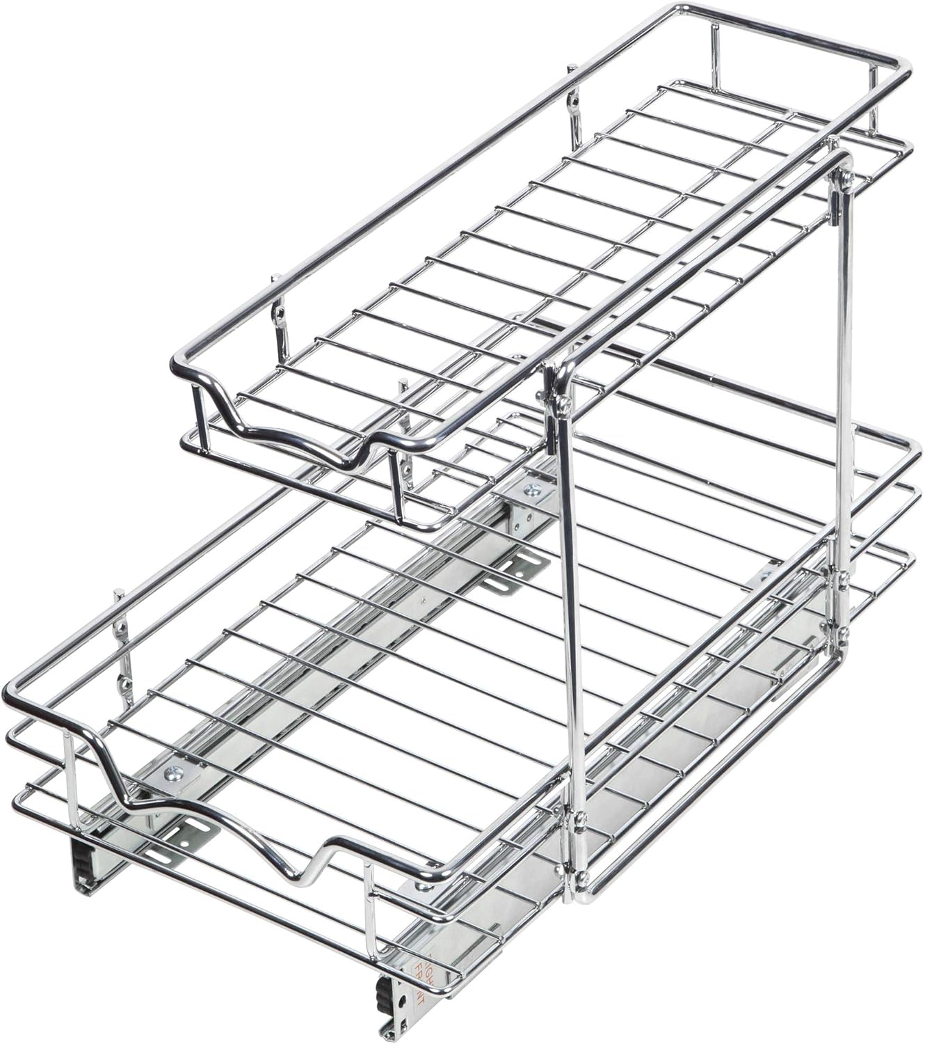 Under Sink Pull-Out Sliding Shelf Organizer, Chrome W2600