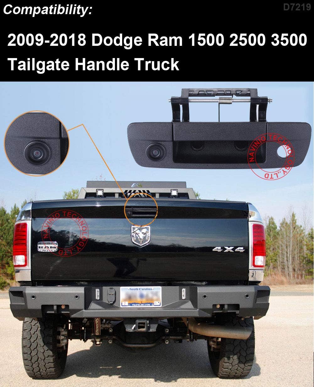 Waterproof Rear View Backup Camera with 170° Viewing Angle P509482