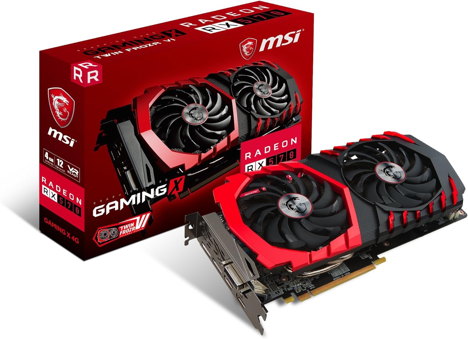 4GB GDDR5 Radeon RX 580 Graphics Card A6449