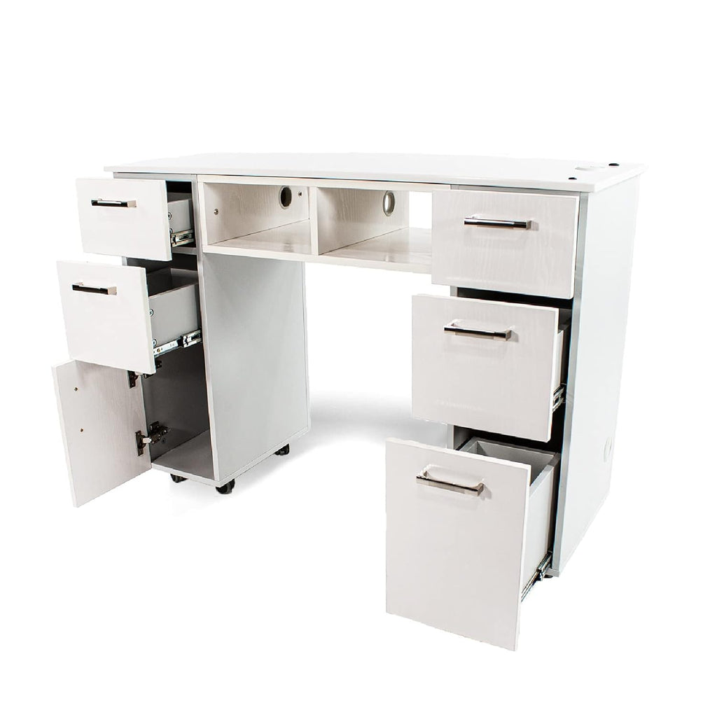 Ash Grey Stone Top Manicure Table S633341