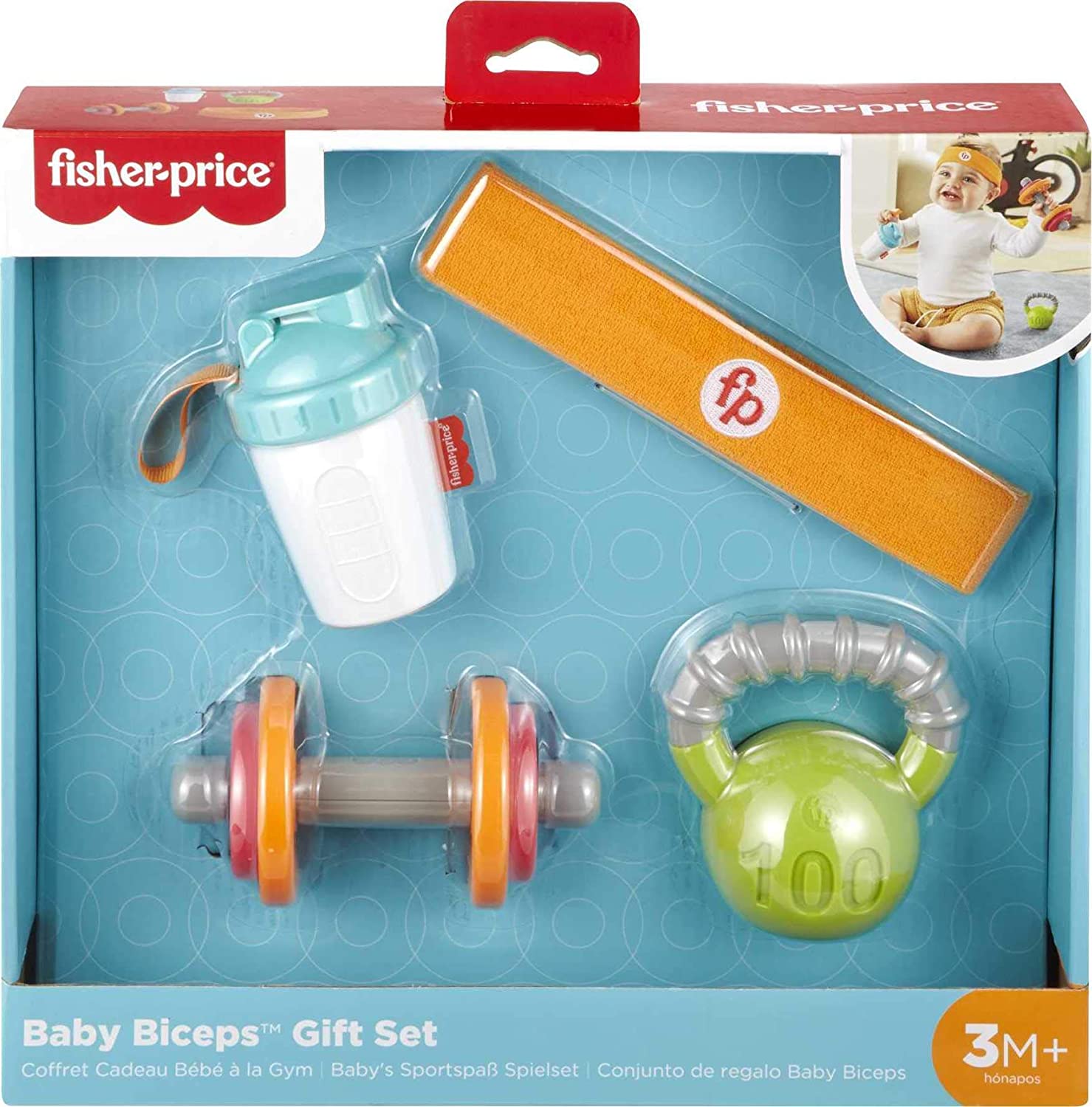 4 Piece Baby Teething & Rattle Toys Set N260