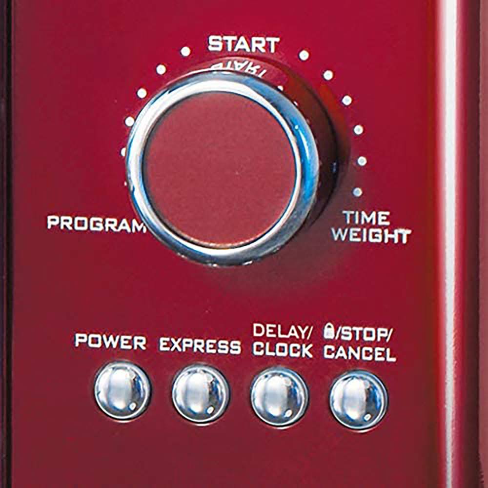 Retro 0.9 Cu ft Countertop Microwave Oven Metallic Red T971197