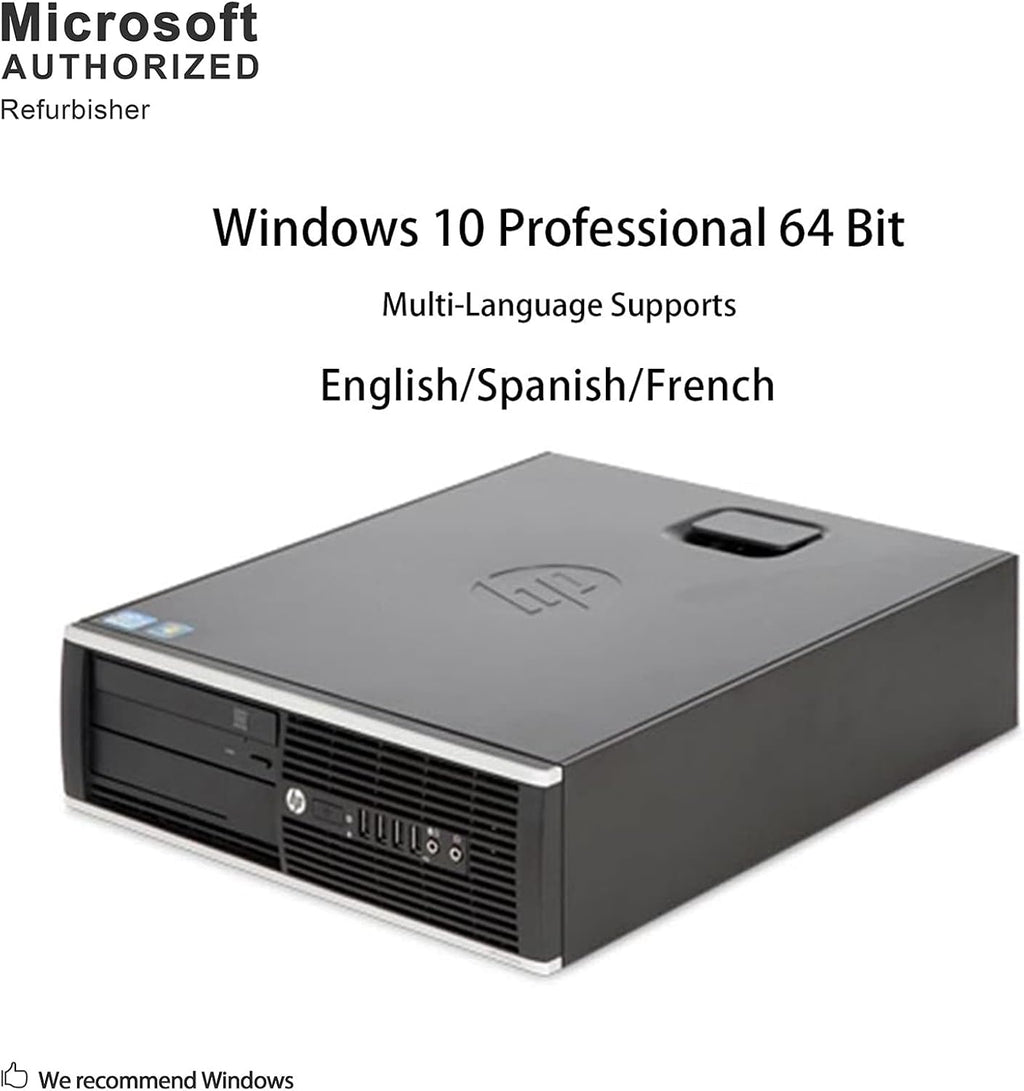 HP Compaq Pro 6305 SFF Desktop PC, AMD A6 5400B, 16G DDR3, 512G SSD, Win 10 Pro 64 Bit C429