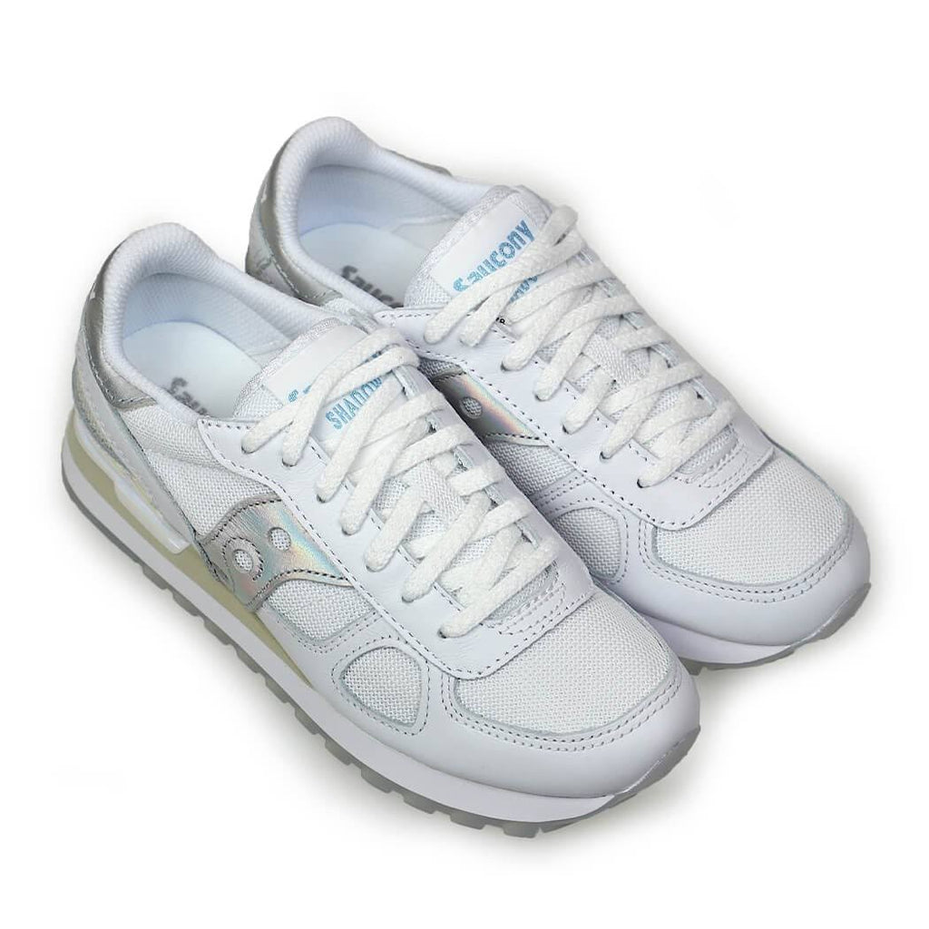 White Iridescent Saucony Shoes O342