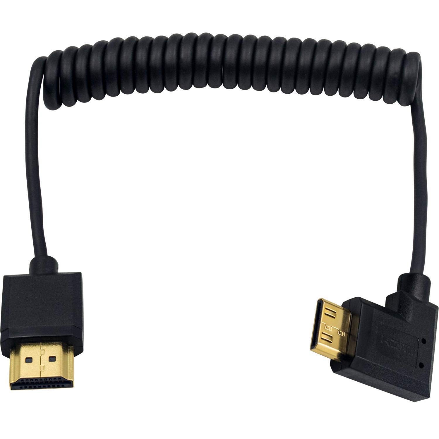 Mini HDMI to HDMI Coiled Cable 4K 1080p 3D 2.5M L71128