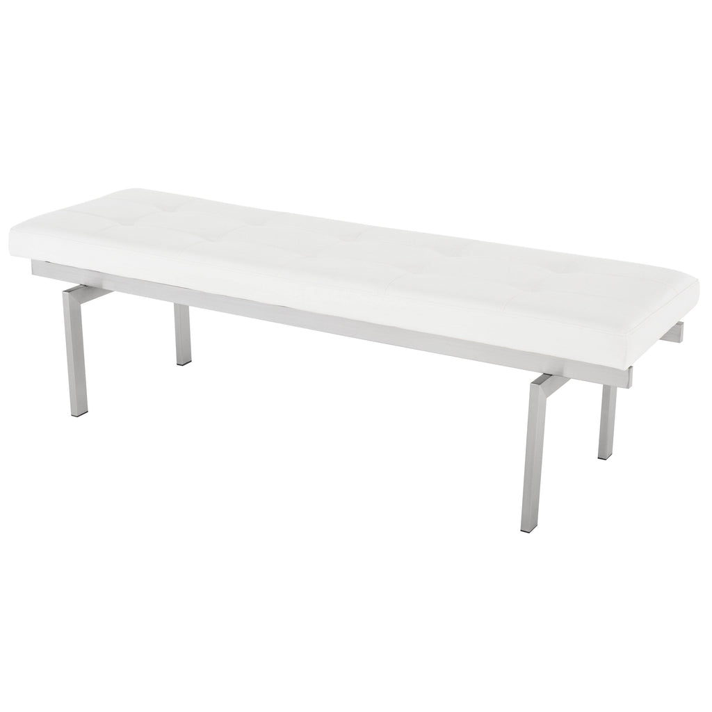 White Louve Bench J505