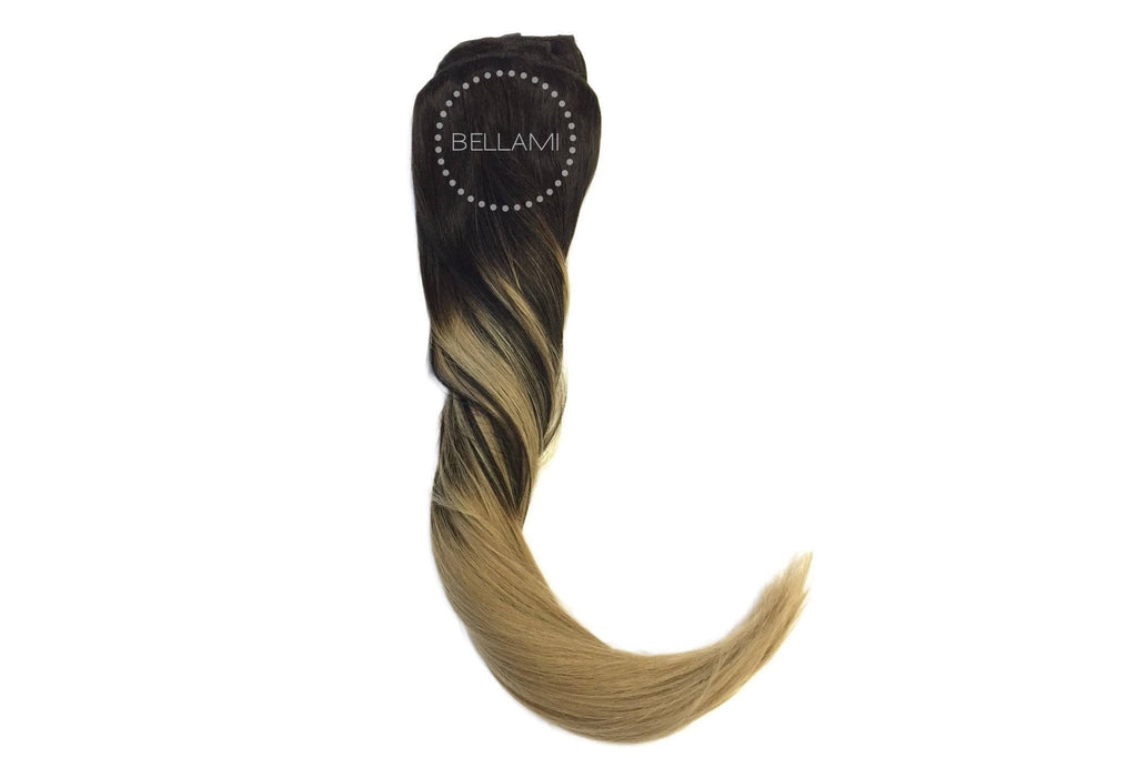 22x22 Ombre Hair Extensions Mochachino Brown/Dirty Blonde B9593