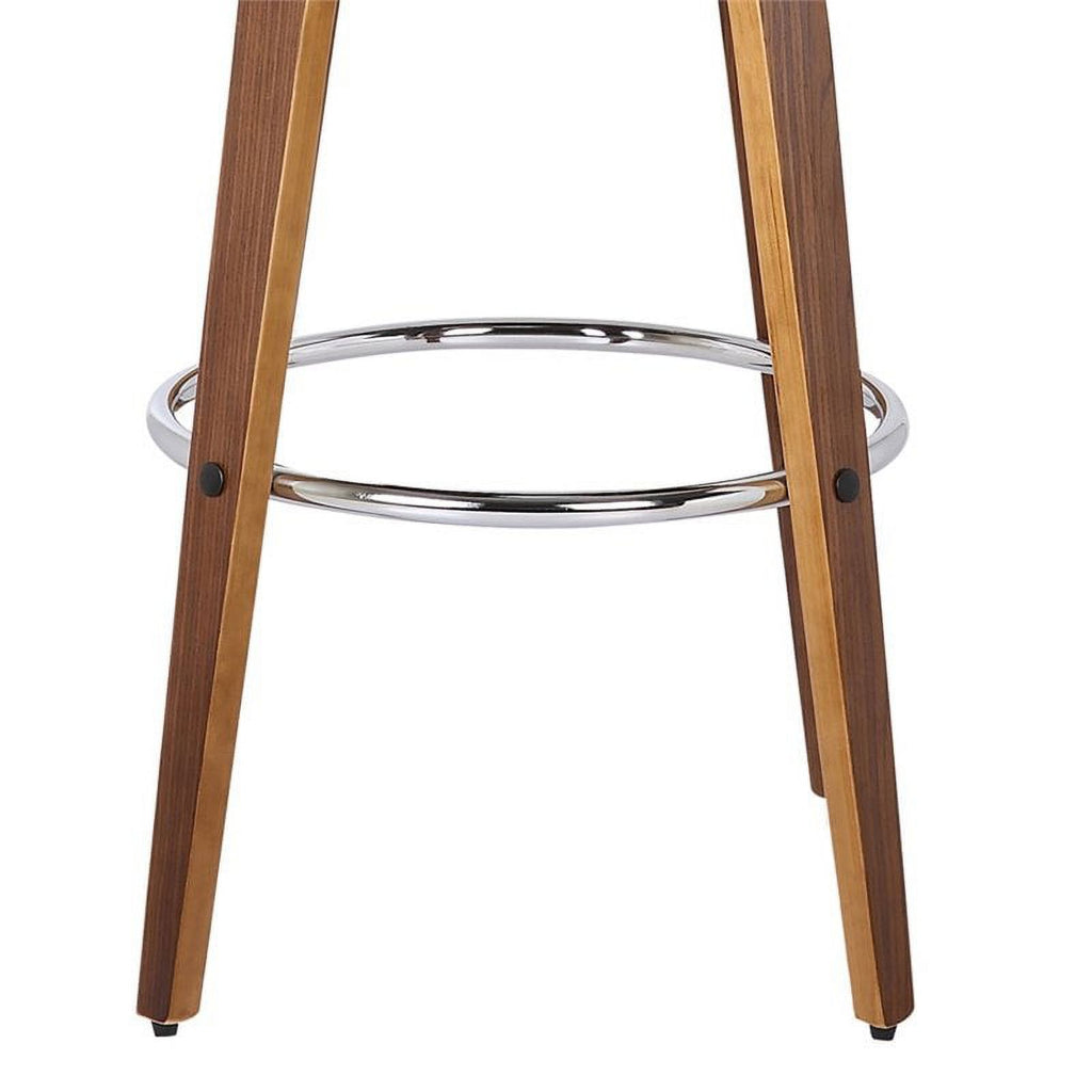 26" Wood/Faux Leather Counter Stool in Brown G146988