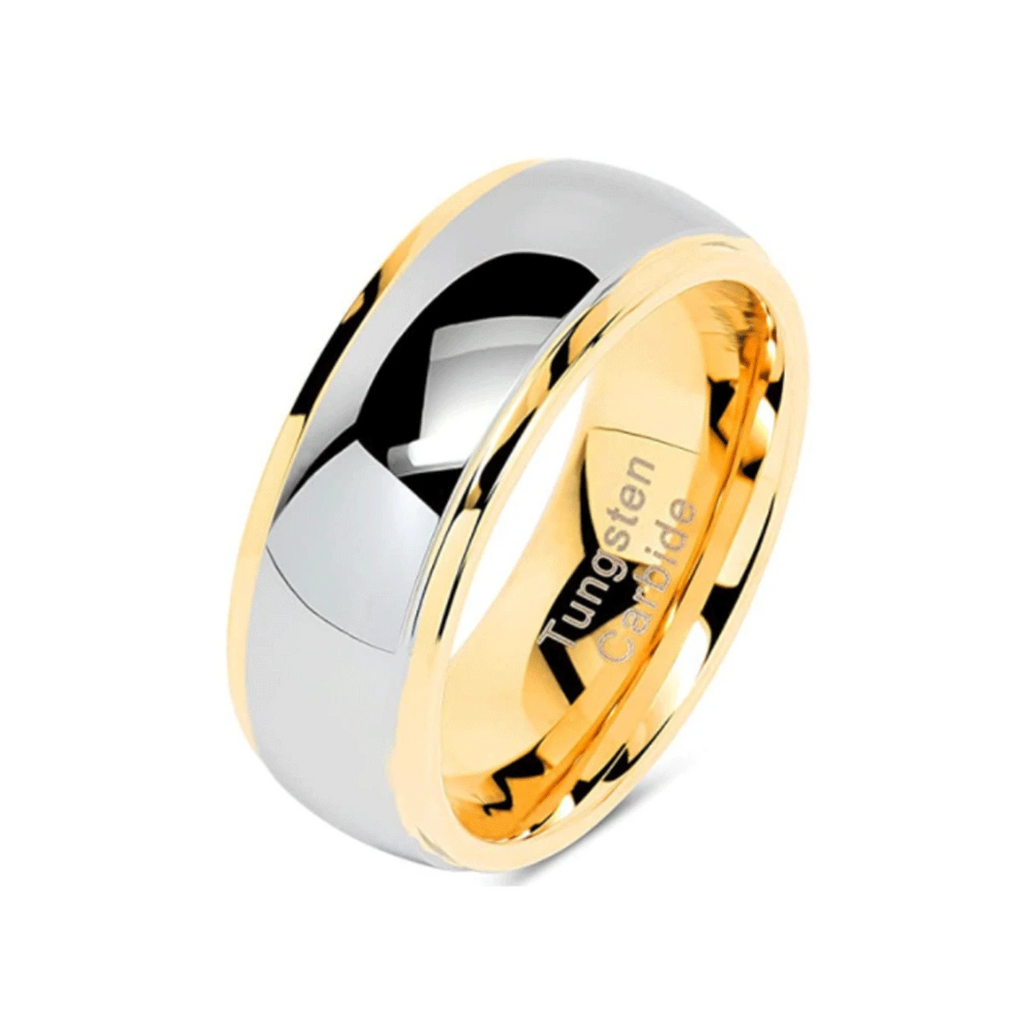Gold Plated Mens Wedding Ring I68253