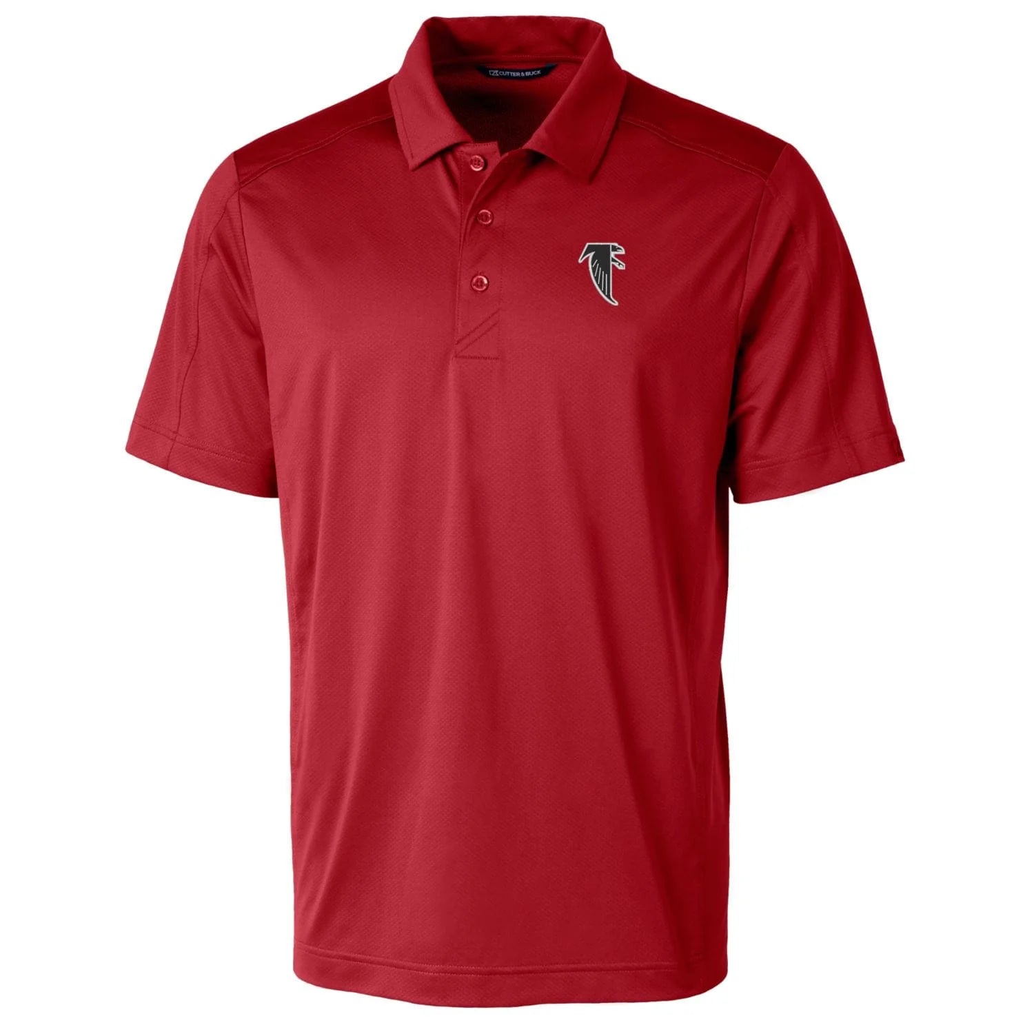 Red Atlanta Falcons Big & Tall Textured Stretch Polo F4847