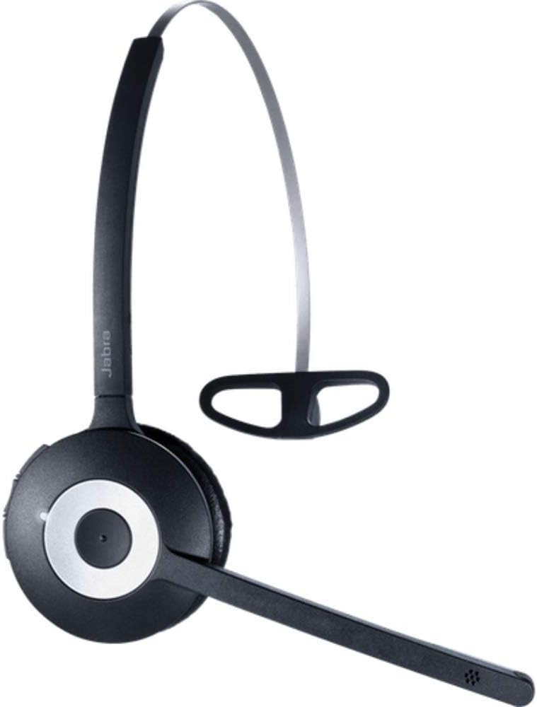 Wireless Bluetooth Headset with Headband Attachment and Base (Renewed) S1418