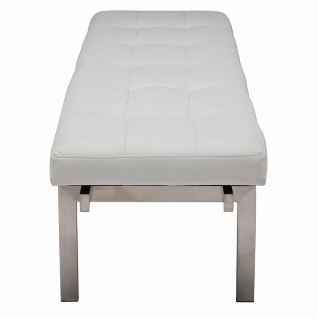 White Louve Bench J505