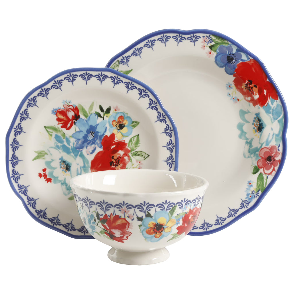 12-Piece Decorated Dinnerware Set H5472
