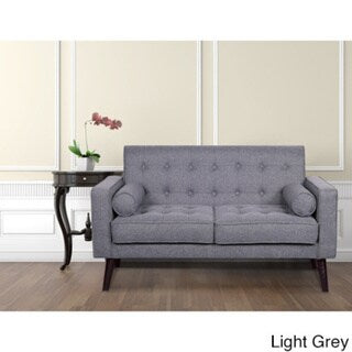 Mid-century Style Fabric Loveseat I219