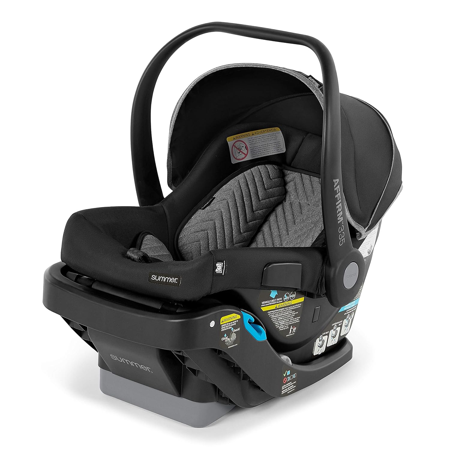 Slate Gray Modular Travel System with Rear-Facing Infant Car Seat X74098