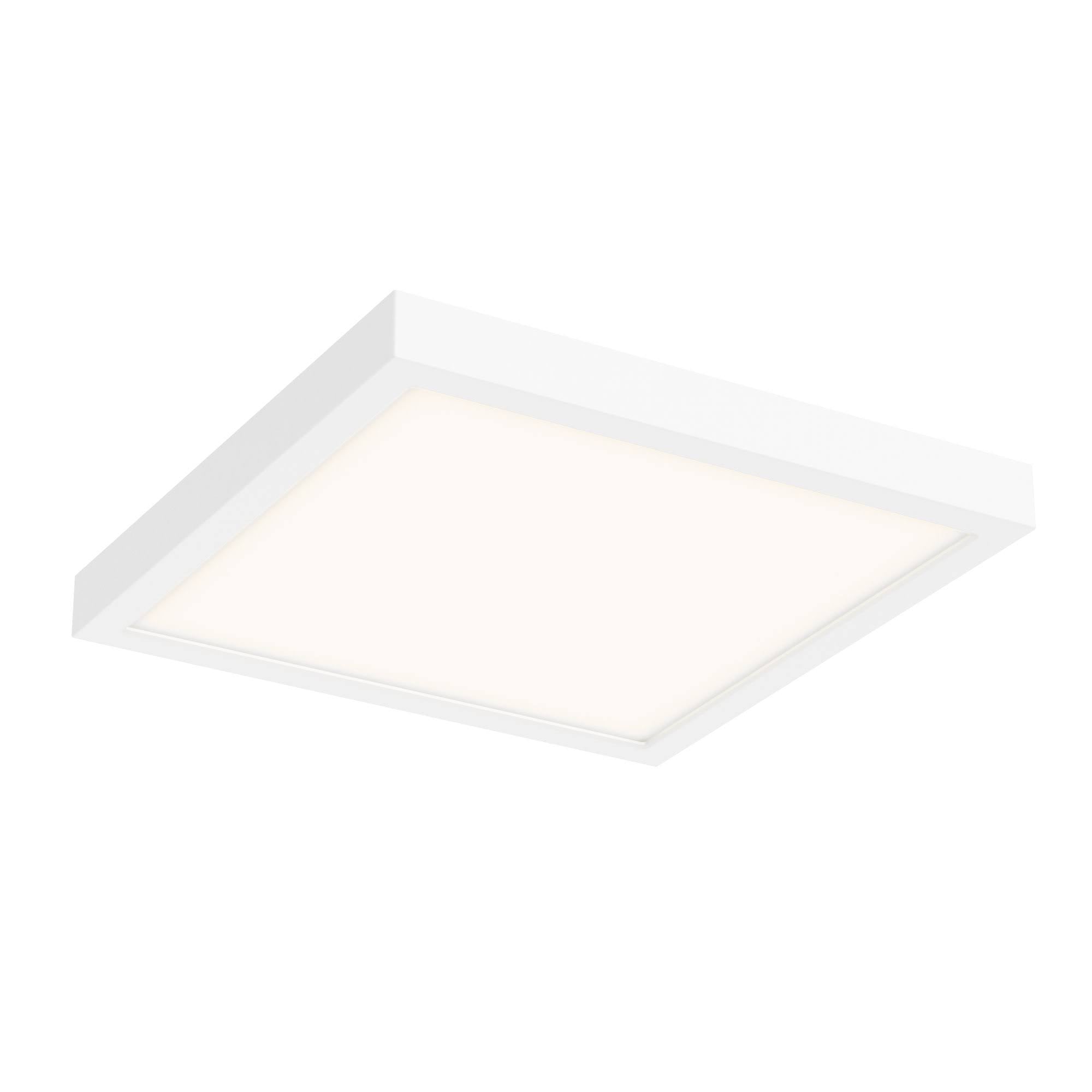 Satin Nickel LED Square Flush Mount Z584092