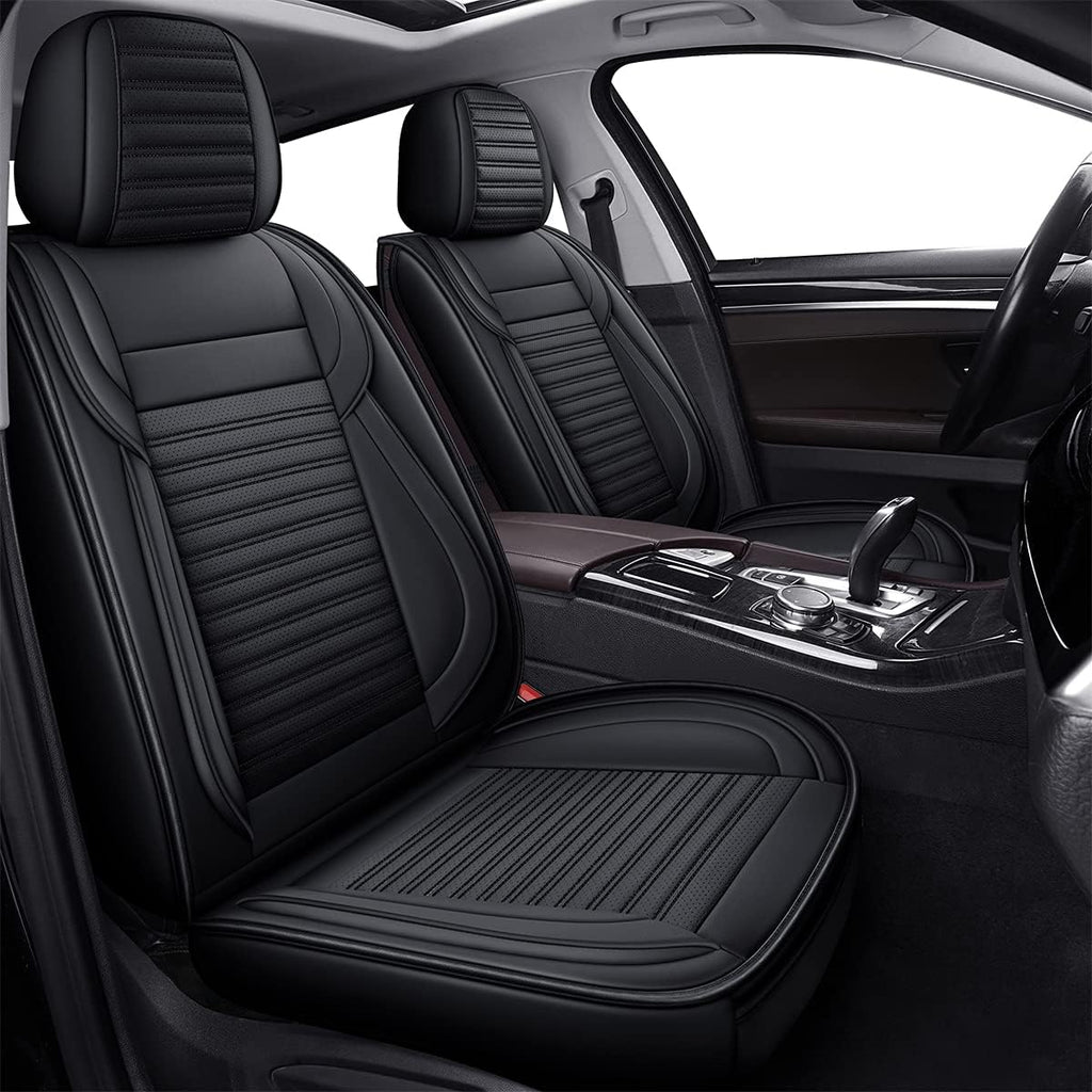 Red line Faux Leather Automotive Seat Covers L54581