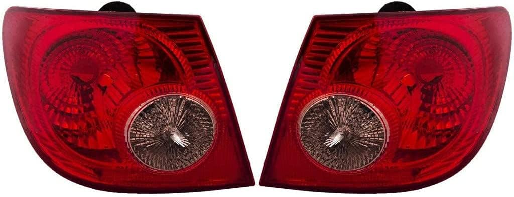 Pair Rear Tail Lights Assembly Unit for Toyota Corolla H796800
