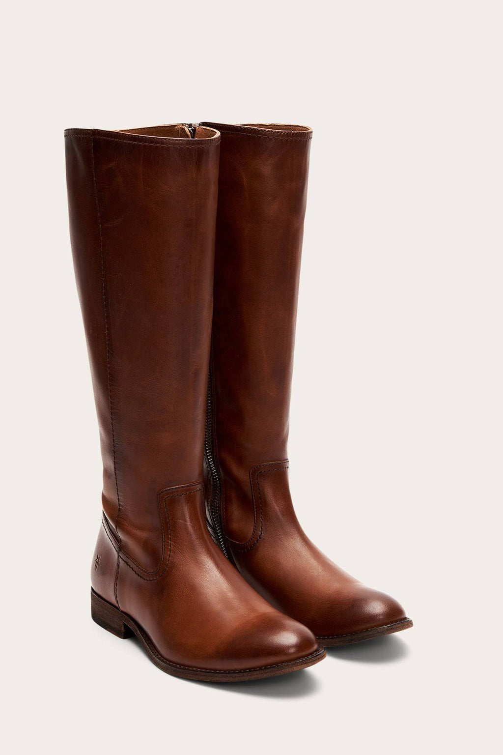Caramel Inside Zip Tall Boots N316