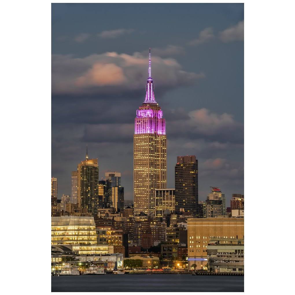 Empire State Building at Sunset New York City New York United States O68142