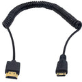 Mini HDMI to HDMI Coiled Cable 4K 1080p 3D 2.5M L71128