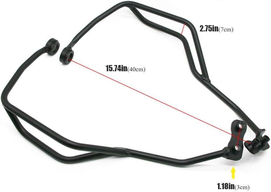 Black Handlebar Hand Guards Pack of 2 L366
