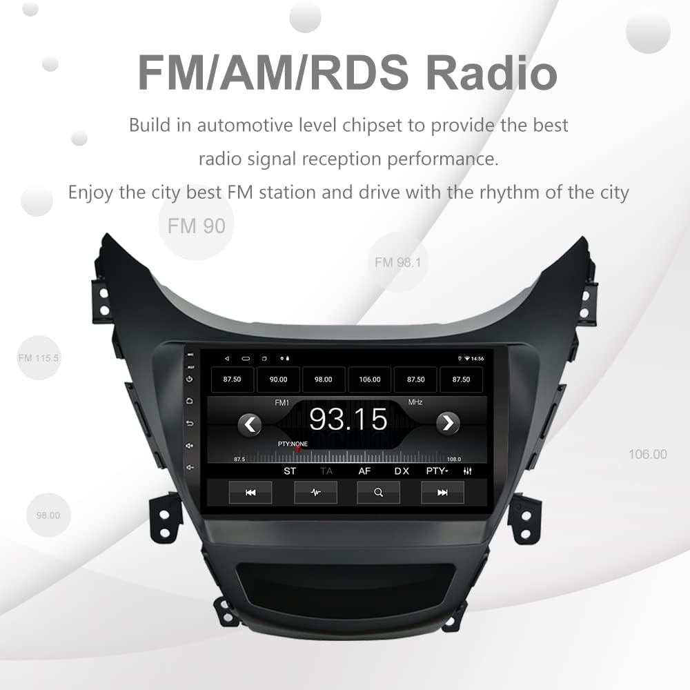 Car Radio with 9 inch High Definition Touch Screen Bluetooth USB Player O8893