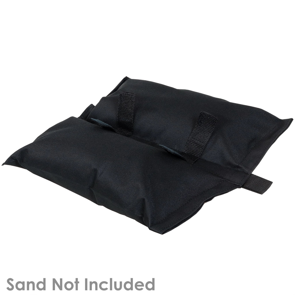 Black Polyester Sandbag Canopy Weights, Set of 4 V817995