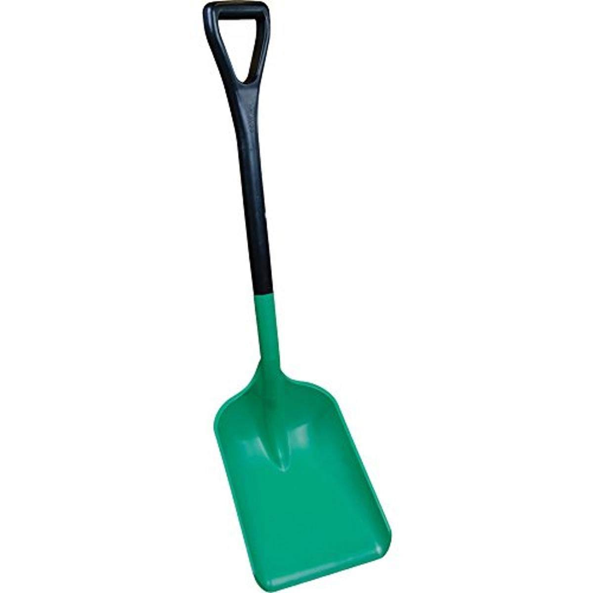 Green Polypropylene Safety Shovel 39x22 Blade 2 Piece R232