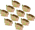 10 Pack E-Track Wood Beam End Socket Shelf Brackets with E Track Fittings for 2x4 & 2x6 in Truck Trailer Van RV Tie-Down Systems S567966