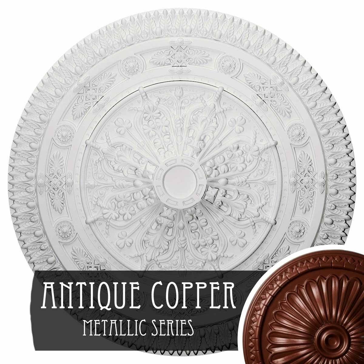 Naple Ceiling Medallion Ultra Pure White W683080