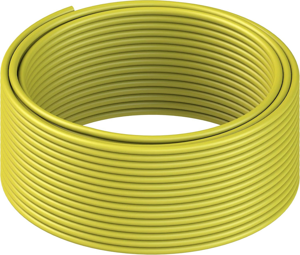 Cat8 Ethernet Cable S/FTP 22AWG Screened Solid Cable 2000MHz 40Gbps Yellow 100 Meter Bulk L763